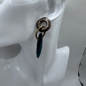 Unique vintage signed Simon Sebbag earrings 80s